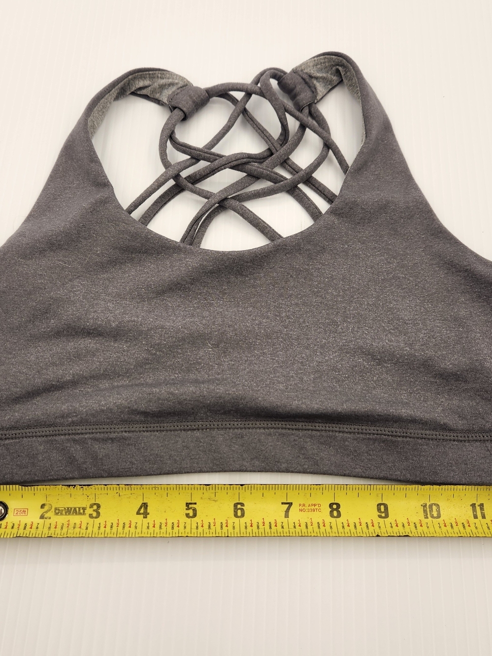 lululemon athletica Gray Strappy Sports Bra - Women's Intimates - Picture 6 of 6